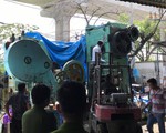 Kiểm tra máy dập bỗng thấy thi thể một người đàn ông đã khô