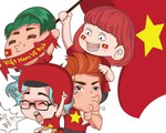 Dân mạng nhuộm đỏ mạng xã hội khi tuyển Việt Nam vô địch