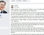 Tổng thống Hàn Quốc chúc mừng VN vô địch AFF Cup 2018 bằng tiếng Việt
