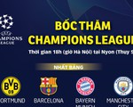 Bốc thăm vòng 16 đội Champions League: Chờ những cuộc đối đầu nảy lửa