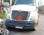 Tài xế xe container say chạy đường cấm, tông xe đặc chủng CSGT quận 9