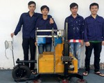Robot cắt tỉa viền cây cảnh "made by sinh viên"