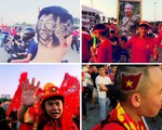 "Gương mặt, kiểu tóc và thân thể" của CĐV Việt Nam gây ấn tượng
