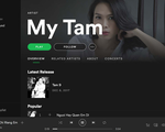 Mỹ Tâm là ca sĩ Việt đầu tiên có kho nhạc trên Spotify