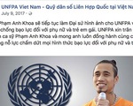 Quỹ dân số Liên hợp quốc gỡ ảnh Phạm Anh Khoa khỏi fanpage