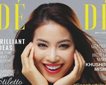 Hoa hậu Phạm Hương rực rỡ trên bìa tạp chí Dé Modé
