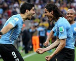 Song sát Suarez - Cavani đè bẹp ‘Gấu Nga’