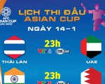 Lịch thi đấu Asian Cup 2019 ngày 14-1: Tâm điểm Thái Lan