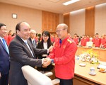 Thủ tướng Nguyễn Xuân Phúc điện thoại chúc mừng tuyển Việt Nam