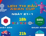 Lịch thi đấu Asian Cup ngày 21-1: Xác định đối thủ của Việt Nam ở tứ kết