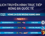 Lịch truyền hình vòng 24 Premier League: Chờ Liverpool bứt phá