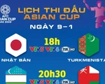 Lịch thi đấu Asian Cup 2019 ngày 9-1