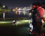 Một phụ nữ chết đuối vì đi xe máy lao xuống hồ trong triều cường