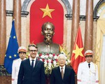 Tổng Bí thư, Chủ tịch nước tiếp tân Đại sứ EU trình quốc thư