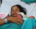Sản phụ người Xê Đăng sinh 3 tự nhiên trong vòng 10 phút