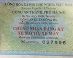 Sẽ cấp cà vẹt xe bằng thẻ nhựa có mã QR?