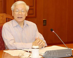 Tổng bí thư, Chủ tịch nước Nguyễn Phú Trọng chủ trì họp về phòng chống tham nhũng