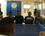 Bác sĩ Việt ở Nam Sudan cổ vũ đội nhà ở ngay... đại đội Công binh Thái Lan