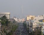 White fog covers Ho Chi Minh City