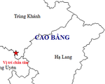 Tiếp tục xảy ra động đất ở Trùng Khánh, Cao Bằng