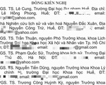 Không phản đối đặt tên đường 2 giáo sĩ nhưng vẫn có tên trong bản kiến nghị