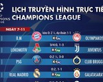 Lịch trực tiếp, kèo nhà cái, dự đoán kết quả Champions League ngày 7-11