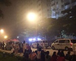 Cháy chung cư, cả ngàn người sơ tán trong đêm