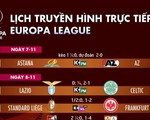 Lịch trực tiếp, kèo nhà cái, dự đoán Europa League ngày 8-11