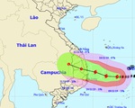 Bão số 6 còn cách Quảng Ngãi, Khánh Hòa 410km