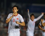 U22 Việt Nam - Indonesia (hết hiệp 1) 1-0: Văn Hậu mở tỉ số