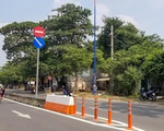 Lắp dải phân cách trên đường song hành Xa lộ Hà Nội, dân bớt nỗi lo tai nạn