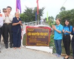 Khánh thành cầu mang tên Anh hùng phi công Nguyễn Văn Bảy