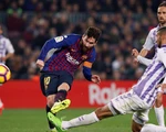 Messi ghi bàn duy nhất, Barcelona đá bại Valladolid