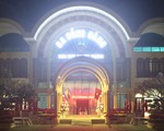 Ga Đồng Đăng rực rỡ cờ hoa 3 nước trong đêm 13 độ trước giờ đón ông Kim Jong Un