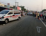 Xe cứu thương từ thiện tông chết người đi bộ trên đường