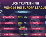 Lịch trực tiếp Europa League 15-3: Chờ Arsenal ngược dòng trước Rennes