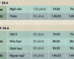 Lịch thi THPT quốc gia 2019: dự kiến từ 25 đến 27-6