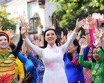 3.000 người mặc áo dài trên phố đi bộ Nguyễn Huệ sáng nay 3-3