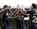 Aguero ghi siêu phẩm, M.C gia tăng áp lực lên Liverpool