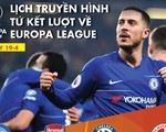 Lịch truyền hình tứ kết lượt về Europa League ngày 19-4