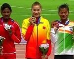 Quách Thị Lan giành huy chương vàng 400m rào Giải điền kinh vô địch châu Á