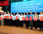 Thành ủy TP.HCM trao quyết định ngạch chuyên viên chính  cho 52 công chức