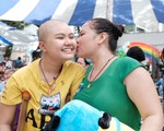 Bệnh nhi ung thư sôi nổi cùng ngày hội 