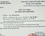 Chuyên viên văn phòng UBND TP.HCM kiện quyết định xử phạt 