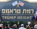 Israel công bố khu tái định cư mang tên ông Trump ở cao nguyên Golan