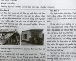 Đề thi văn lớp 10 TP.HCM: thí sinh em khen hay, em nói khó