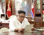 Chủ tịch Triều Tiên Kim Jong Un nhận lá thư 