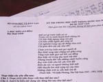 Đình chỉ thí sinh và giám thị vụ ‘lọt đề