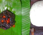 Cơm mo cau muối sả ruốc mẹ làm bạn bè 