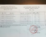 Bị ghép nhầm phách, 7 thí sinh thi vào lớp 10 suýt bị điểm dưới trung bình